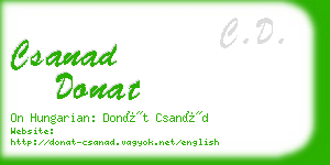 csanad donat business card